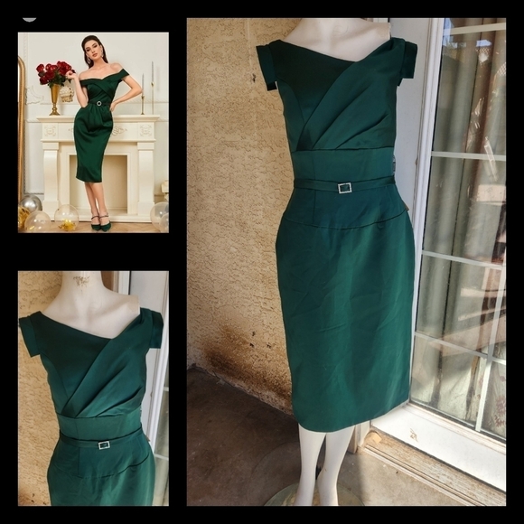 Light In the box dress  Dark‎ Green Dress - Picture 1 of 8